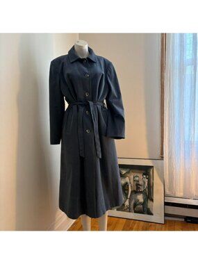 Ecsaine Belted Trench Coat — Vintage 70s, Marlo for Capital Garment Inc.